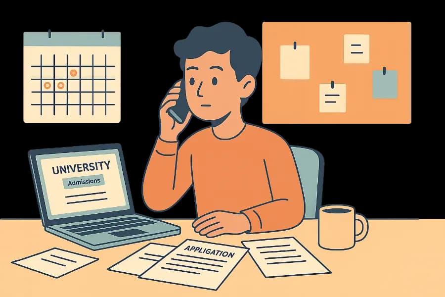 HV1: Ein Telefongespräch über die Studienbewerbung
