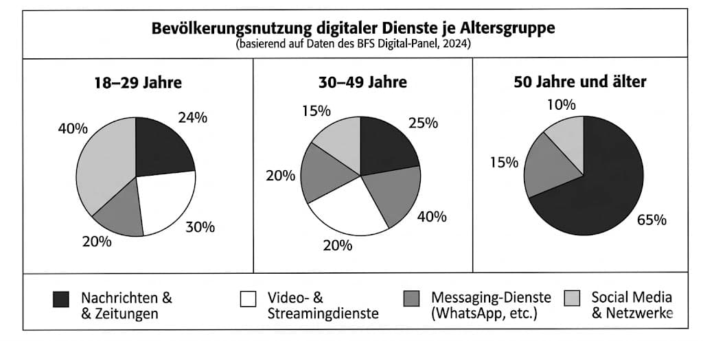 Digitale Kluft – Wie verschiedene Generationen das Internet nutzen