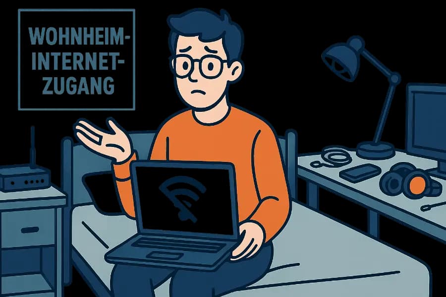 Illustration for MA1: Nachfrage zum Internetzugang im Wohnheim