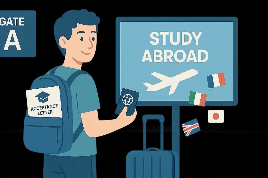 Illustration for MA2: Auslandsstudium