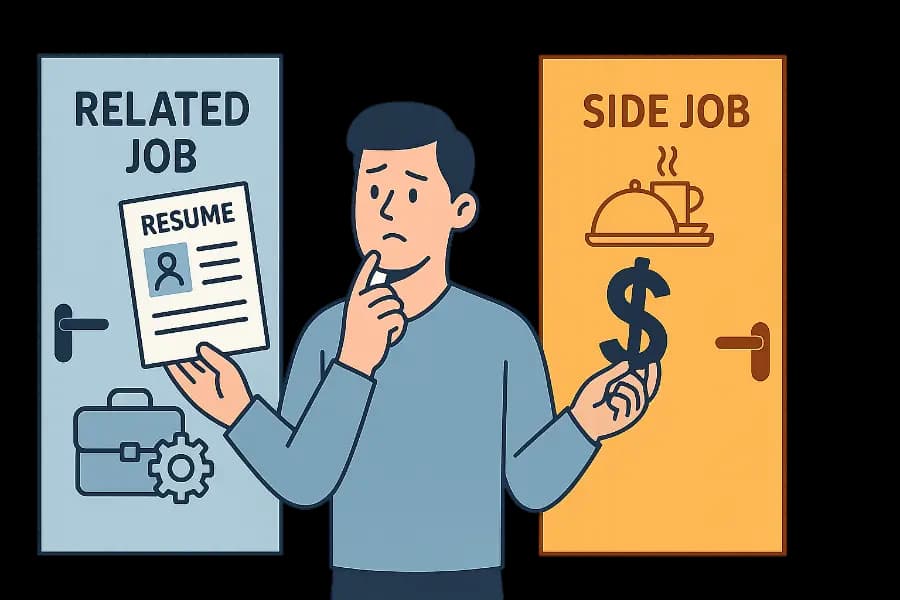 Illustration for MA5: Fachnahe Arbeit oder Nebenjob