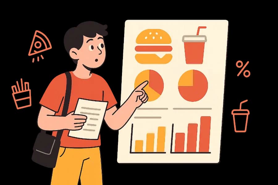 Illustration for MA6: Fastfood-Konsum in Deutschland
