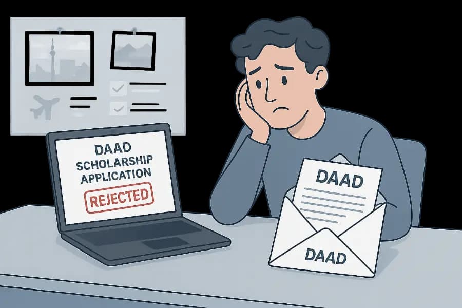 Illustration for MA7: DAAD-Stipendiat verpasst